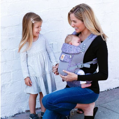 PORTE BEBE - BreathBabyBag™ - Mauve Lavande