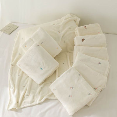 couverture bebe beige