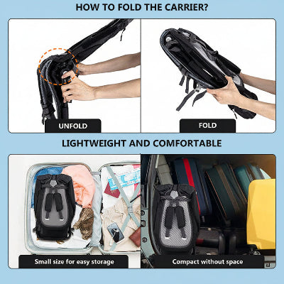 Porte bébé de randonnée | Pliable confort™