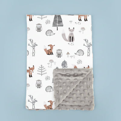couverture bébé blanche