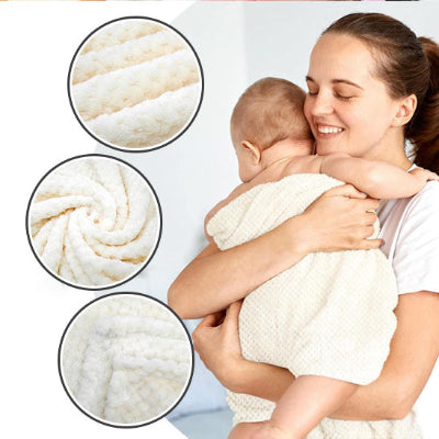 couverture bébé blanche