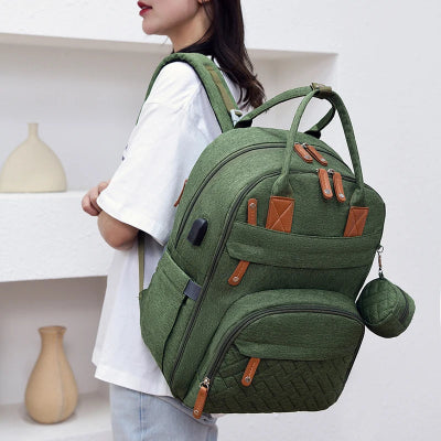 Sac à Dos à Langer - BabyTravelBag™ - Vert