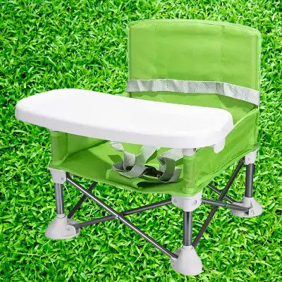 Chaise Haute Bébé - BabyBoosterSeat™ - Vert - Bébé Touriste