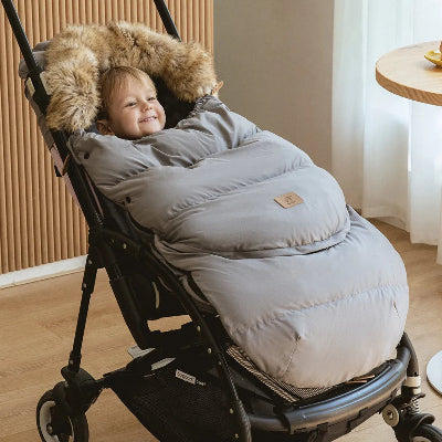 chancelière bébé gris - grand froid