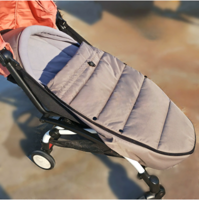coupe-vent chancelière poussette kaki gris