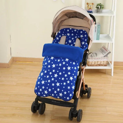 chancelière universelle pour poussette bleu