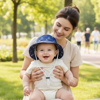 CHAPEAU BEBE | Protection Solaire Optimale™ - Bébé Touriste