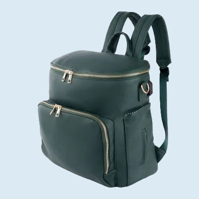 sac a langer vert - cuir PU