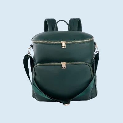 sac a langer vert - cuir PU