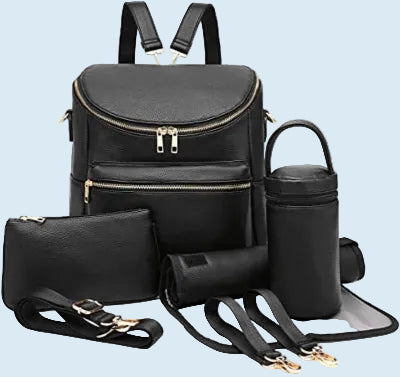 babybag - sac à langer cuir