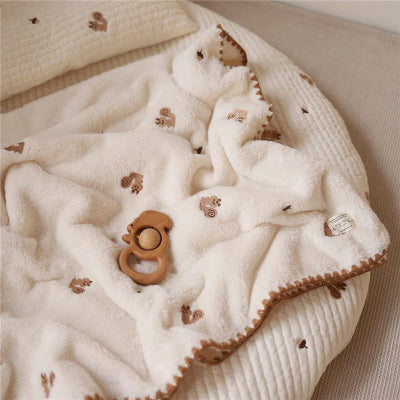 COUVERTURE BLANCHE BEBE