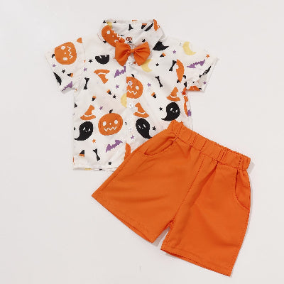 ensemble Halloween pour garçon - blanc