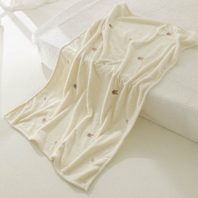 couverture bebe beige