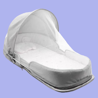  lit voyage bebe gris