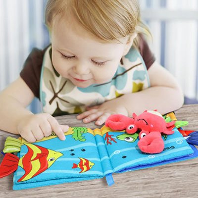 livre bebe en tissus