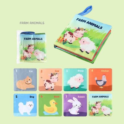 Livre sensoriel | Éveil Tout - petits™ - Bébé Touriste