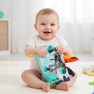 livre bébé en tissus