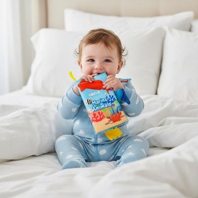 livre bébé en tissus