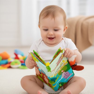 livre bébé en tissus