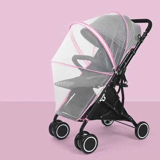 Moustiquaire poussette - BabyTravel™ - Rose - Bébé Touriste