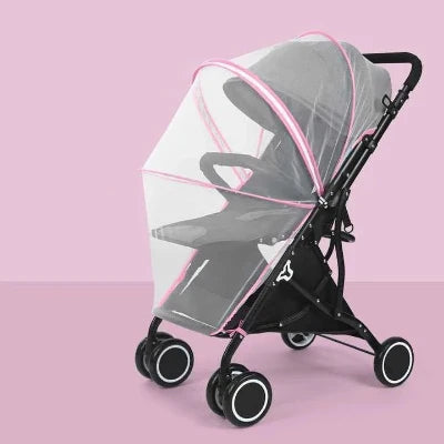 Moustiquaire poussette - Rose - Bébé Touriste