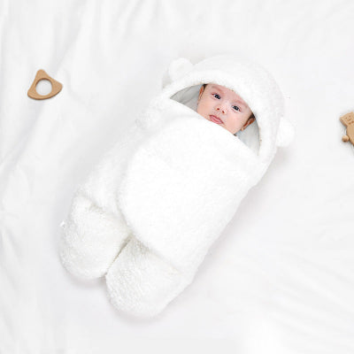 gigoteuse bébé - nid d'ange blanc pour hiver