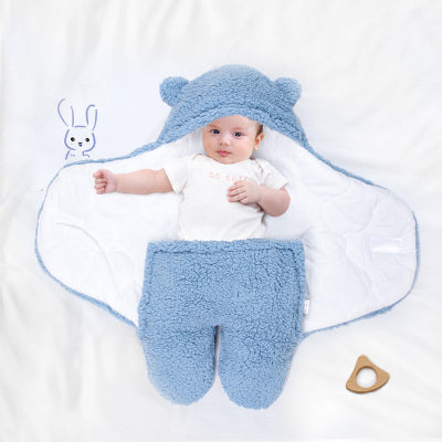 gigoteuse bébé - nid d'ange bleu pour hiver