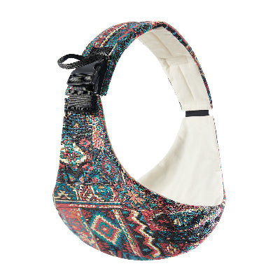 porte bébé fleurs - écharpe de portage