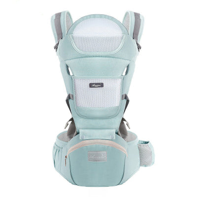 porte bebe vert en coton pure
