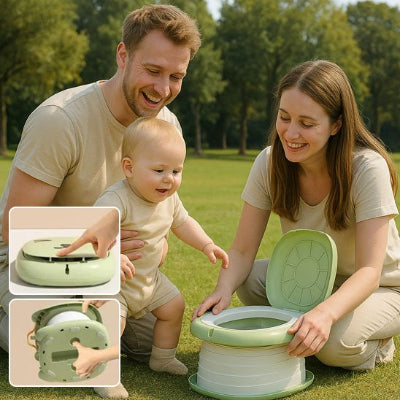 pot de voyage pliable