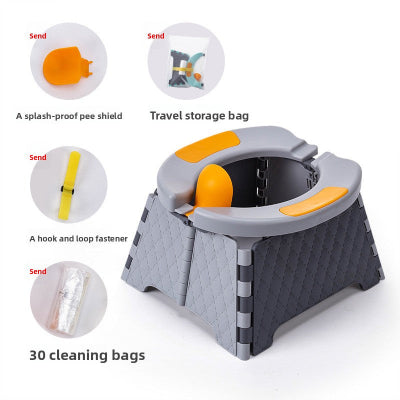 pot pliable de voyage gris