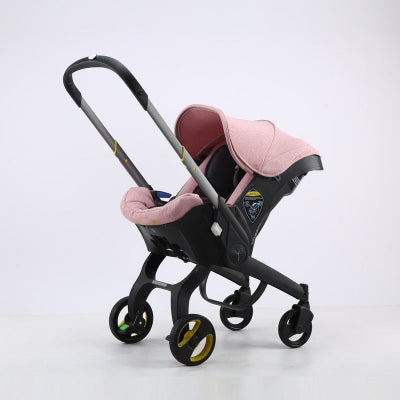 poussette rose 4 en 1