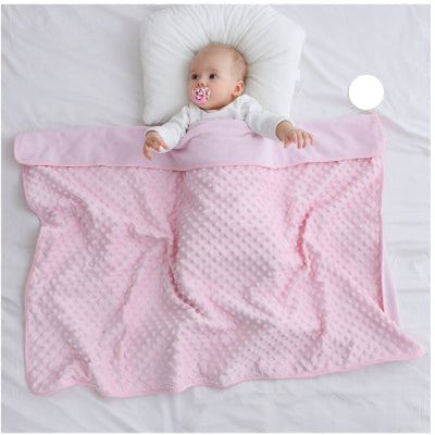 couverture rose bébé