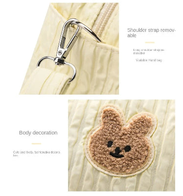 sac a langer avec pendentif ourson 