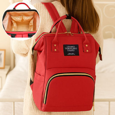 sac a langer - rouge ouvert