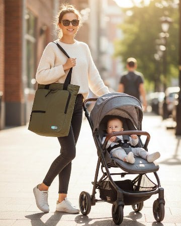 sac a langer vert | Ultra - Organisé™ - Bébé Touriste