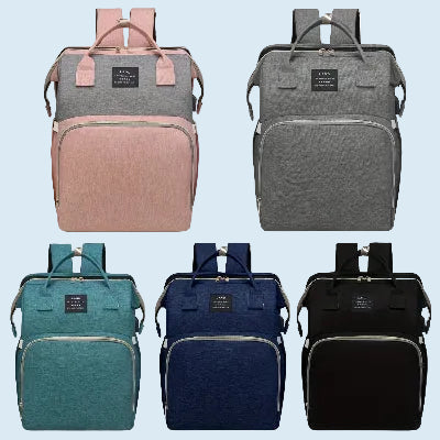 Sac à Dos à Langer Bleu Marine