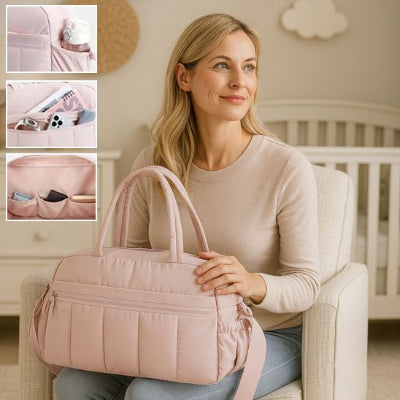 sac a langer multifonctions rose