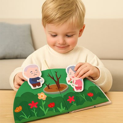 livre bebe en tissus sensoriel